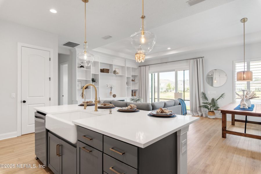 Furnished interior view inside a new home in , Ponte Vedra (Image 33).