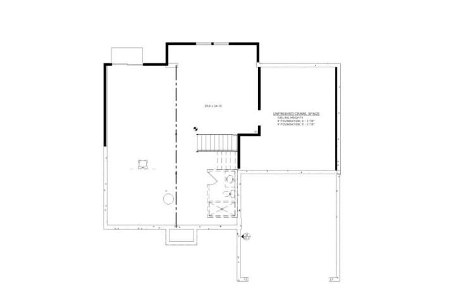 2D floor plan layout of this home in Twin Lakes, Hoschton, GA (Image 3).
