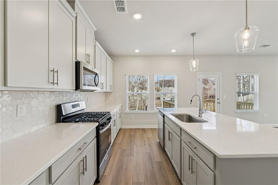 Furnished interior view inside a new home in Harmony Manor, Fairburn (Image 9).