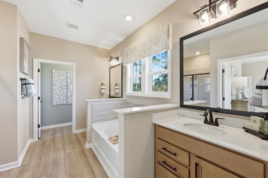 Furnished interior view inside a new home in Westfield, Conway (Image 21).