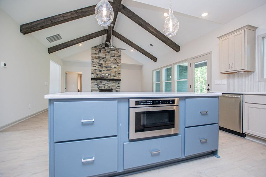 Furnished interior view inside a new home in WOODMONT RESERVE, Roopville (Image 6).