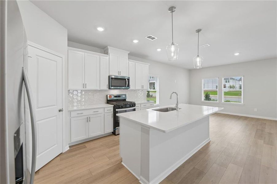 Furnished interior view inside a new home in Martin Springs - Cottage Series, Lawrenceville (Image 16).