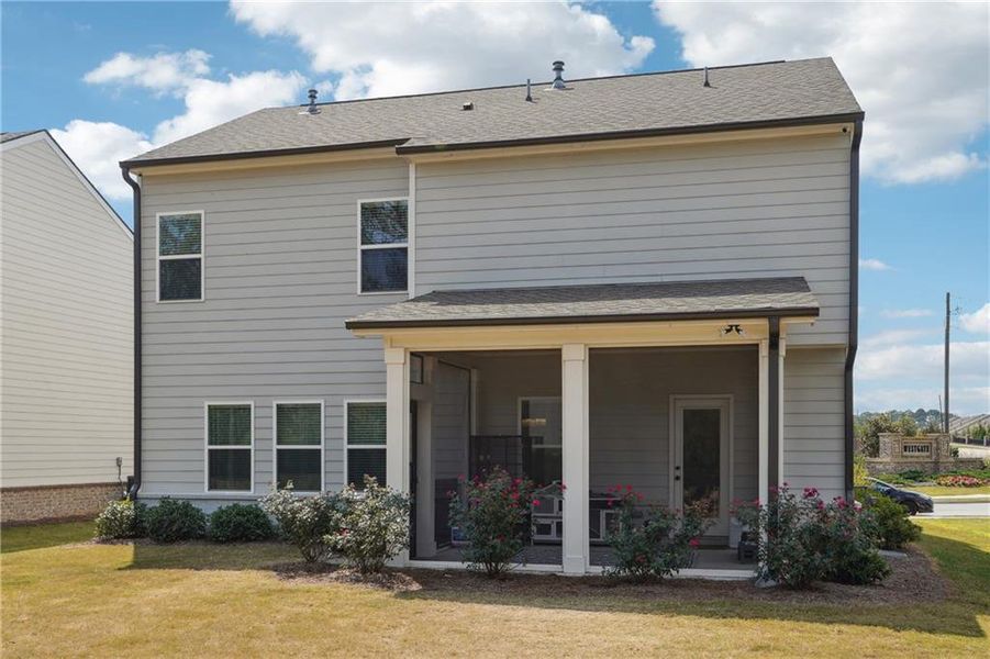 Exterior details and patio area of a home in Westgate Estates, Loganville (Image 22).