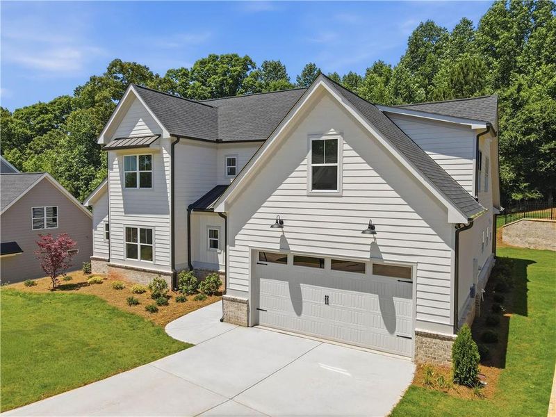 Front exterior of a new home in , Jefferson, GA, highlighting curb appeal (Image 2). Front exterior of a new home in , Jefferson, GA, highlighting curb appeal (Image 2).
