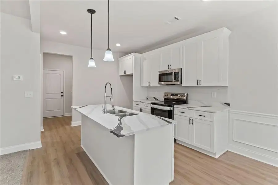 Furnished interior view inside a new home in , Alto (Image 9).