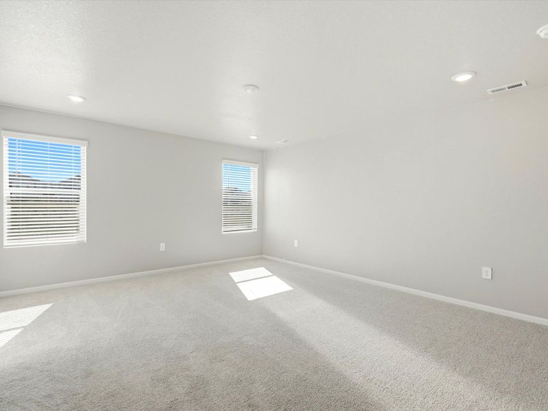 Spacious, unfurnished interior of a new home in Lorson Ranch : The Springs Collection, Colorado Springs (Image 14). Spacious, unfurnished interior of a new home in Lorson Ranch : The Springs Collection, Colorado Springs (Image 14).