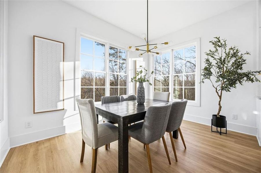 Furnished interior view inside a new home in , Dahlonega (Image 16).