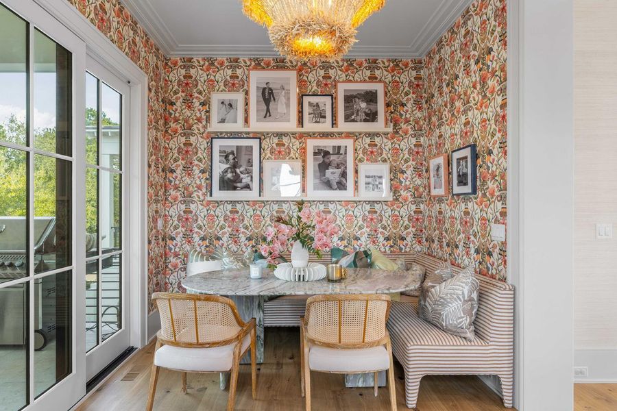 Furnished interior view inside a new home in , Charleston (Image 67).