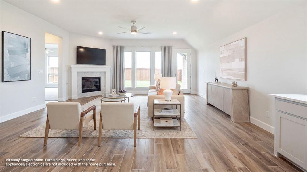 Furnished interior view inside a new home in Meraki, Forney (Image 9).