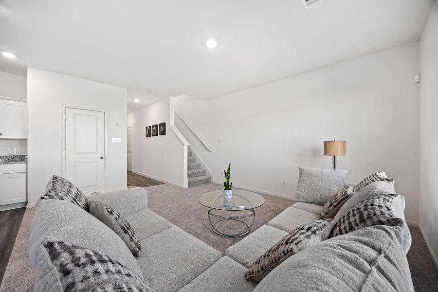 Furnished interior view inside a new home in , Houston (Image 10). Furnished interior view inside a new home in , Houston (Image 10).