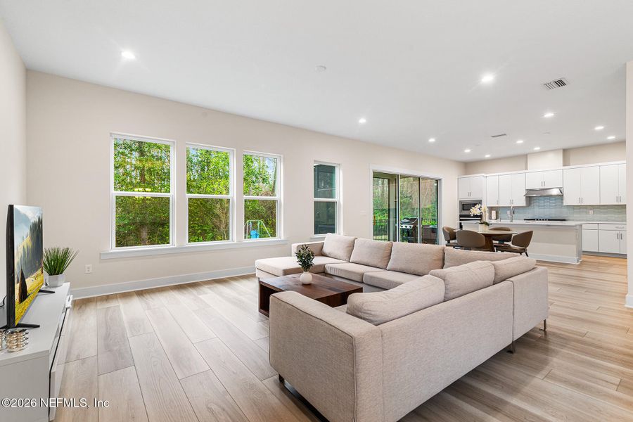 Furnished interior view inside a new home in , Jacksonville (Image 14).