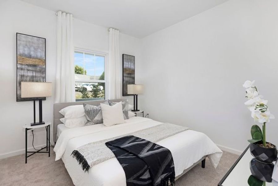 Representative furnished interior of a home built from the Cyprus by True Homes in Mooreland Oaks, Mount Holly (Image 23).