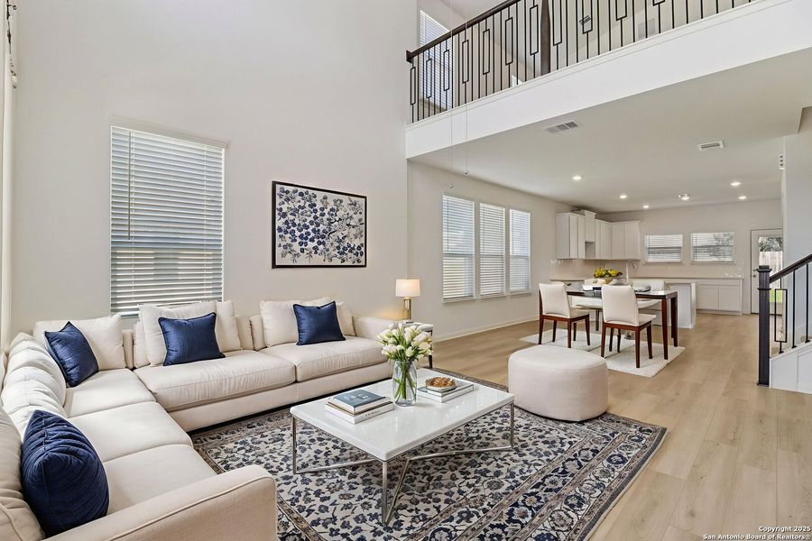 Furnished interior view inside a new home in Thomas Pond, San Antonio (Image 11). Furnished interior view inside a new home in Thomas Pond, San Antonio (Image 11).