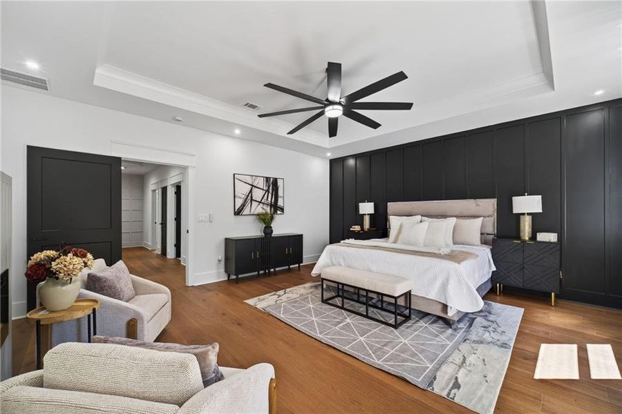 Furnished interior view inside a new home in , Hoschton (Image 38).