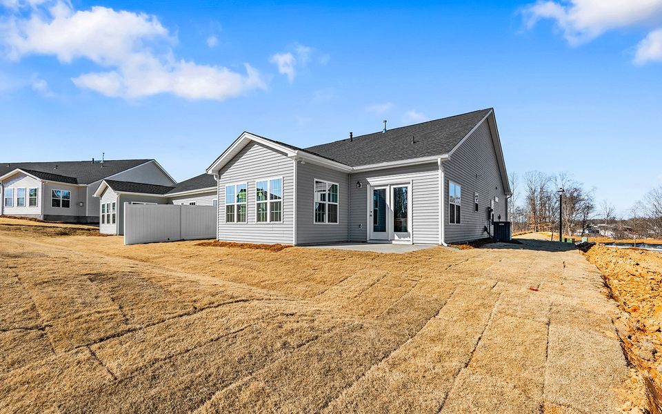 Exterior details and patio area of a home in Fieldstone, Lexington (Image 4).