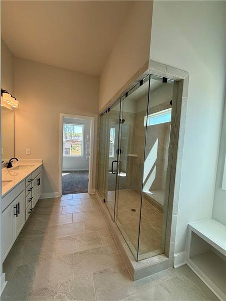 Furnished interior view inside a new home in Ponderosa Farms Estates, Gainesville (Image 10).