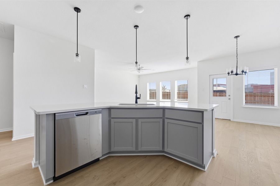 Furnished interior view inside a new home in Pebblebrook, Sherman (Image 8).