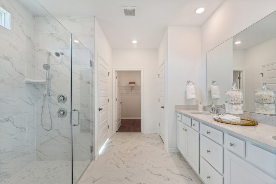 Furnished interior view inside a new home in Horizons at Summers Corner | 55+, Summerville (Image 13).