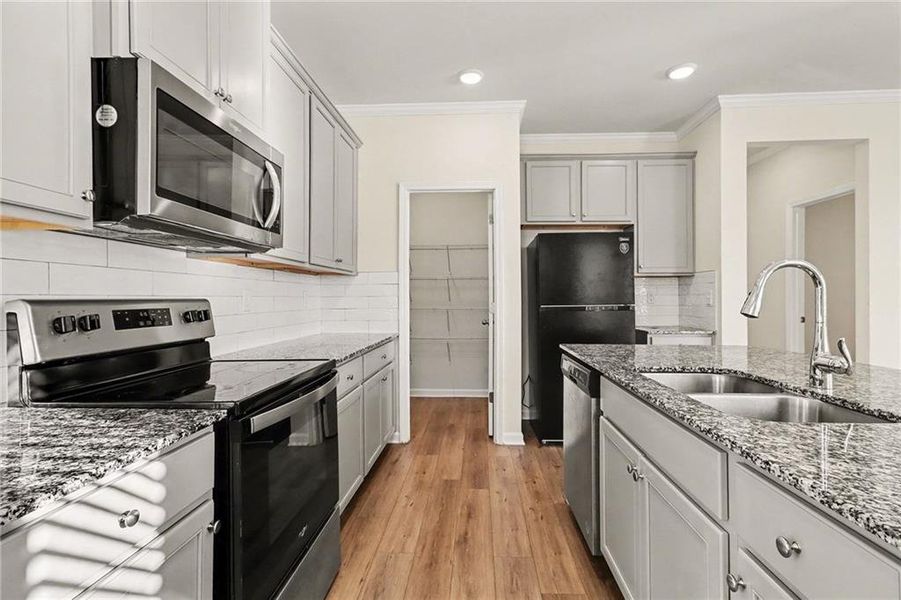 Furnished interior view inside a new home in , Atlanta (Image 5).