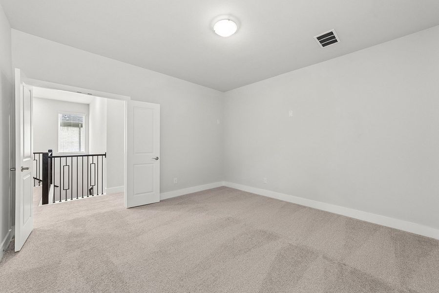 Representative unfurnished interior of a home built from the Harwood by Landon Homes in Dominion at Brookhollow, Prosper (Image 34). Representative unfurnished interior of a home built from the Harwood by Landon Homes in Dominion at Brookhollow, Prosper (Image 34).