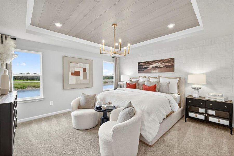 Furnished interior view inside a new home in Crosswind Ranch, Parrish (Image 13).