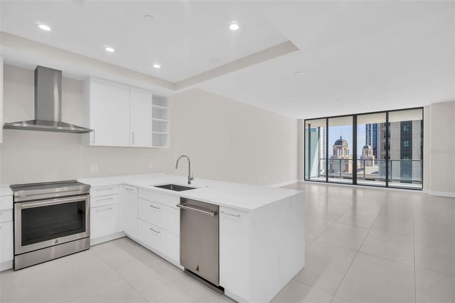 Furnished interior view inside a new home in , St. Petersburg (Image 7).