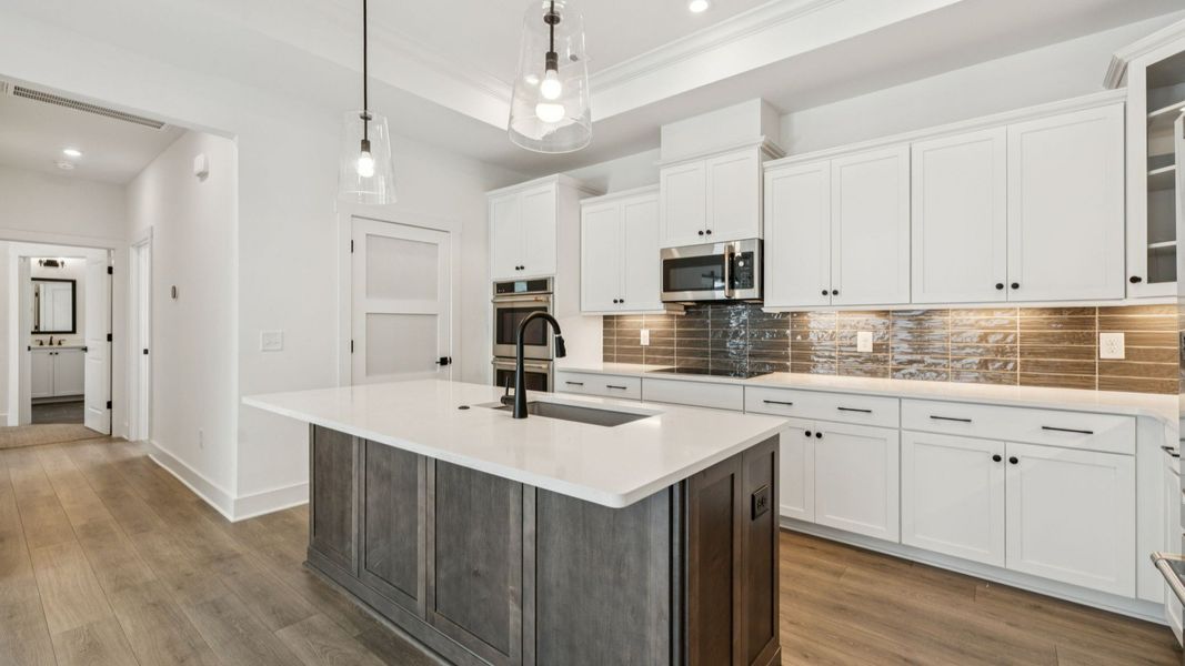 Furnished interior view inside a new home in The Courtyards at Stewarts Creek, Smyrna (Image 19).