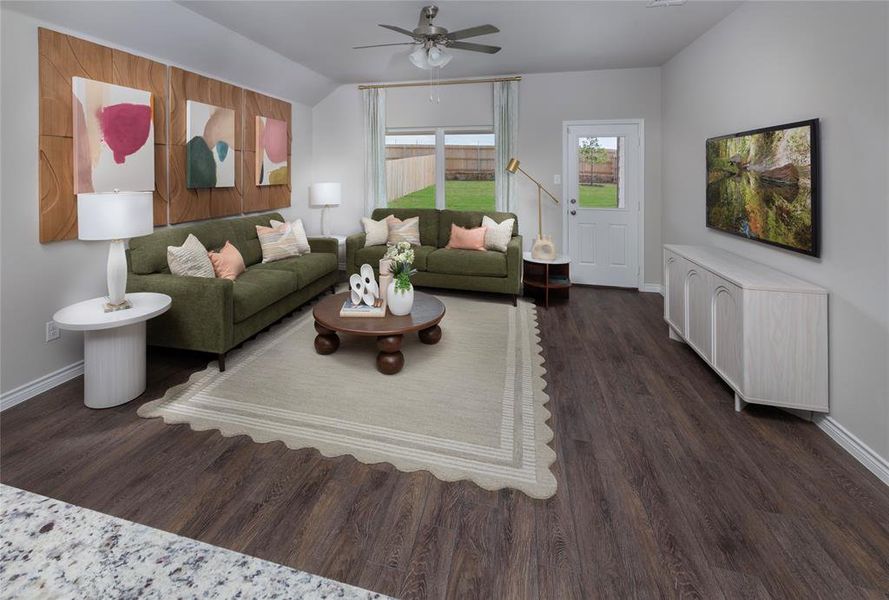 Furnished interior view inside a new home in Deer Creek, Fort Worth (Image 14). Furnished interior view inside a new home in Deer Creek, Fort Worth (Image 14).