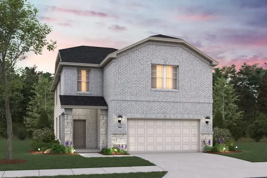 Representative exterior photo of a completed home built from the Sweetwater III Mustang Meadows 40s by Brohn Homes in Mustang Meadows, Waller, TX (Image 11).