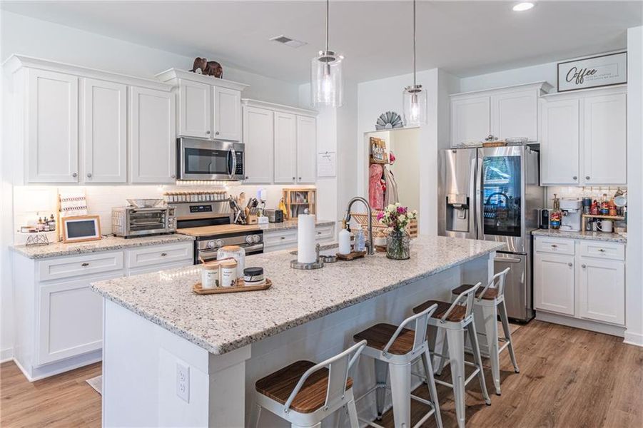 Furnished interior view inside a new home in River Station, Monroe (Image 37).