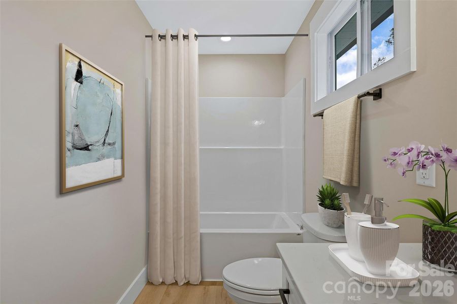 Furnished interior view inside a new home in , Asheville (Image 26).