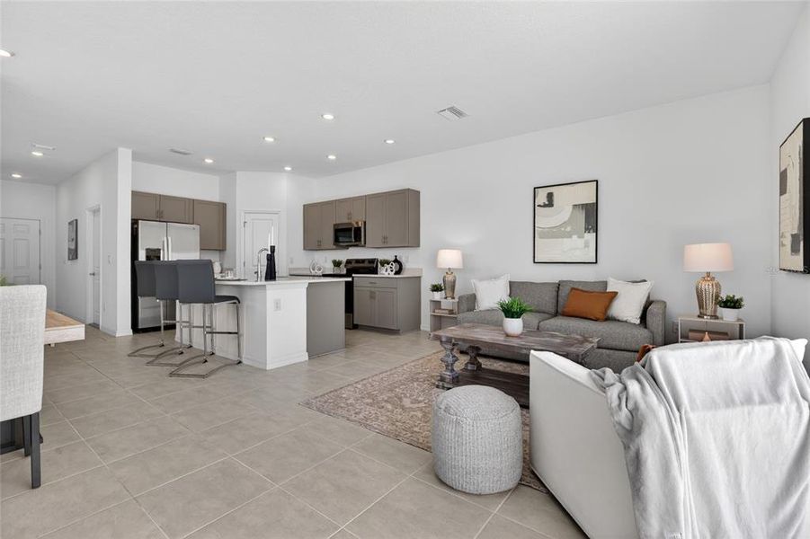 Furnished interior view inside a new home in , Wesley Chapel (Image 16).