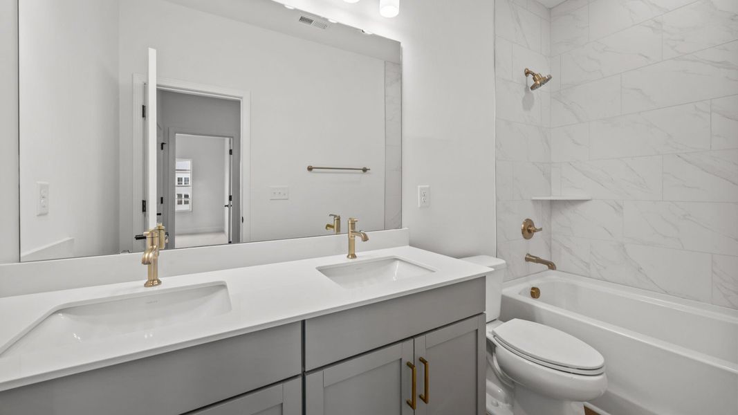 Brentwood Single Family home in River District by DRB Homes in Charlotte NC-  Bathroom