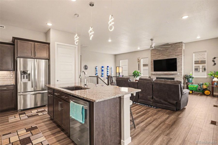 Furnished interior view inside a new home in , Aurora (Image 26).