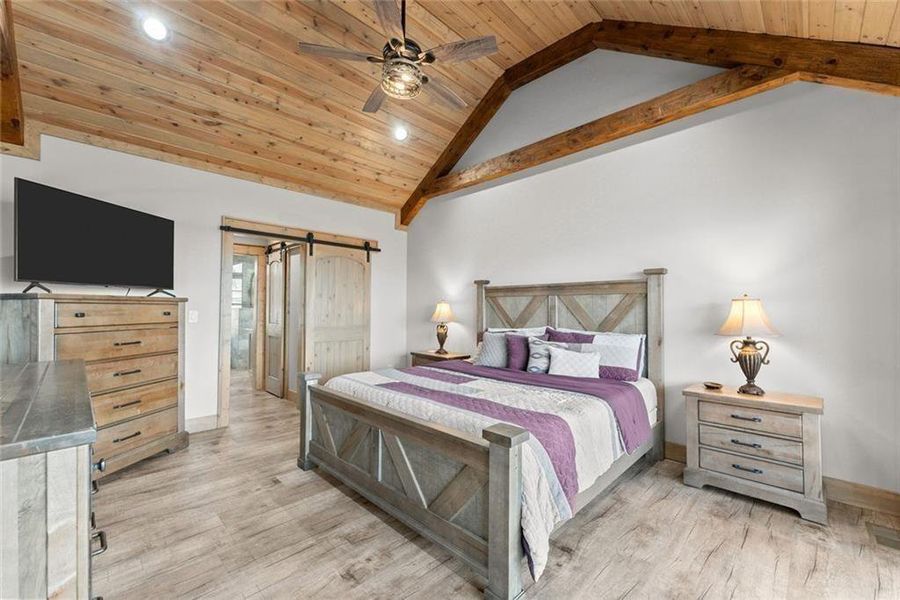 Furnished interior view inside a new home in , Cleveland (Image 22).