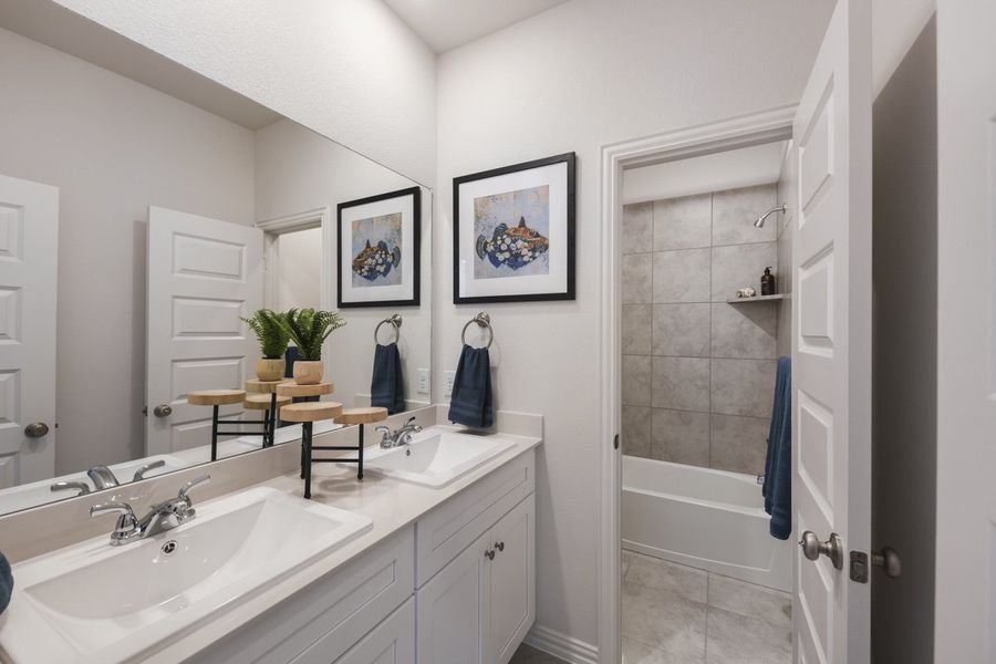 Furnished interior view inside a new home in Heartland, Heartland (Image 24). Furnished interior view inside a new home in Heartland, Heartland (Image 24).