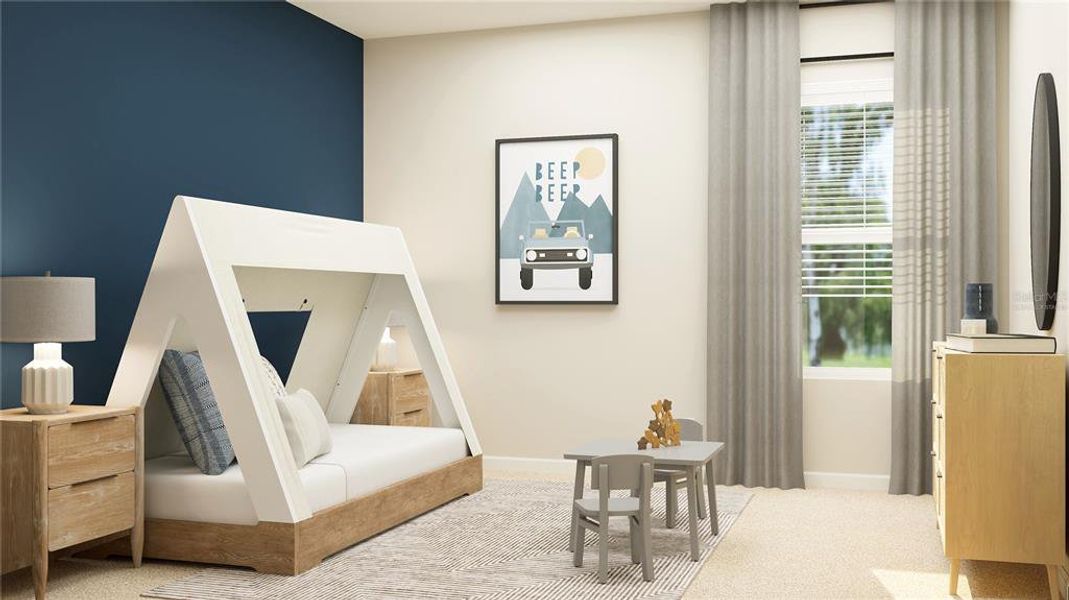 Furnished interior view inside a new home in Waterstone: Estate II Collection, Groveland (Image 14). Furnished interior view inside a new home in Waterstone: Estate II Collection, Groveland (Image 14).