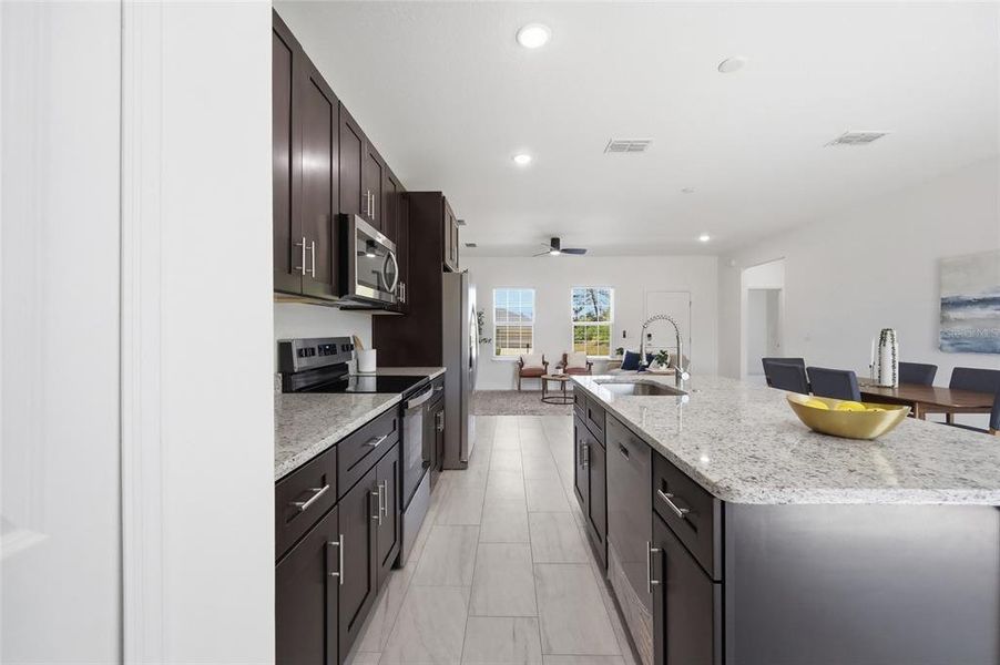 Furnished interior view inside a new home in , Ocala (Image 14).