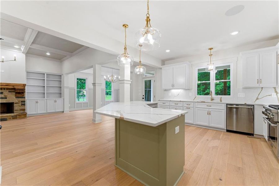 Furnished interior view inside a new home in , Canton (Image 15).