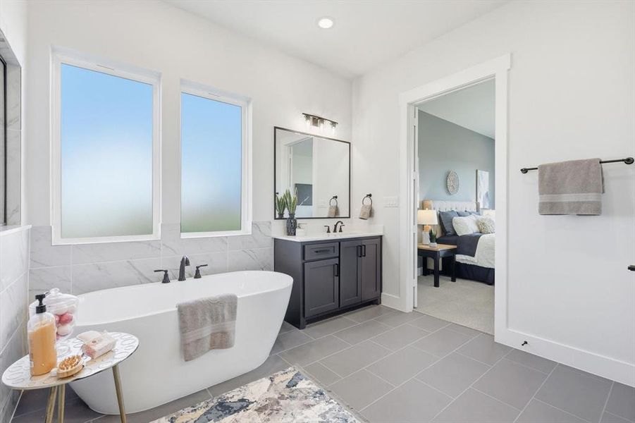 Furnished interior view inside a new home in , Sherman (Image 7).