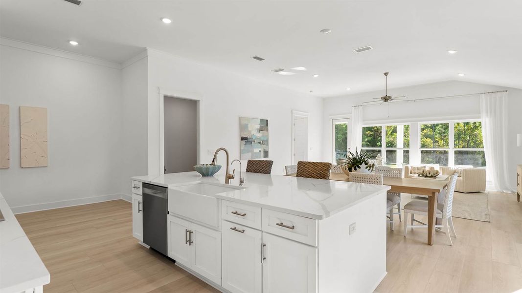 Furnished interior view inside a new home in Breakfast Point East Phase II, Panama City Beach (Image 10). Furnished interior view inside a new home in Breakfast Point East Phase II, Panama City Beach (Image 10).