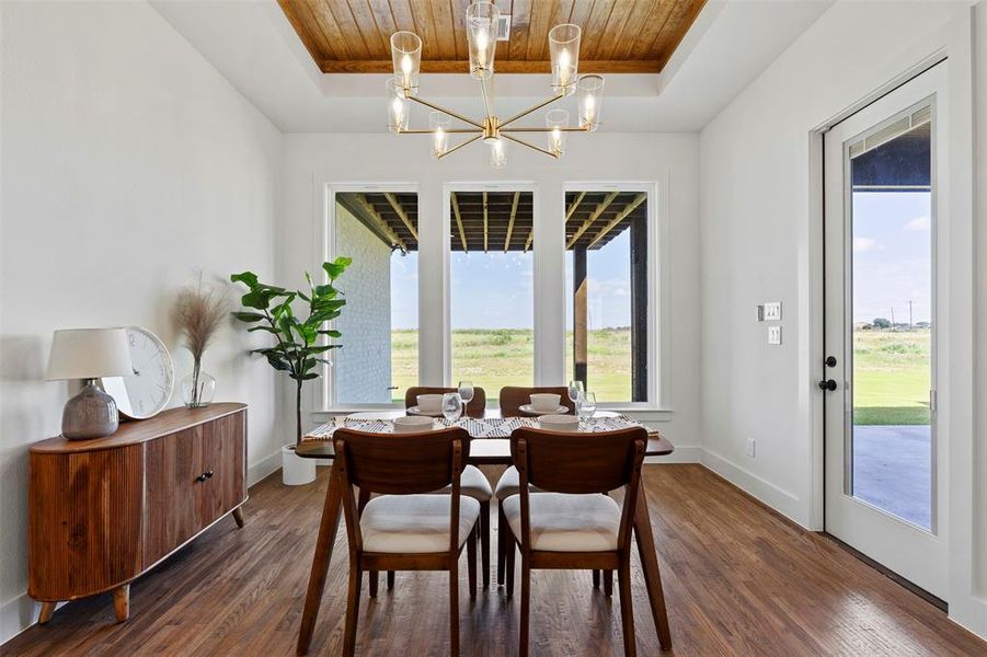 Furnished interior view inside a new home in , Maypearl (Image 28).