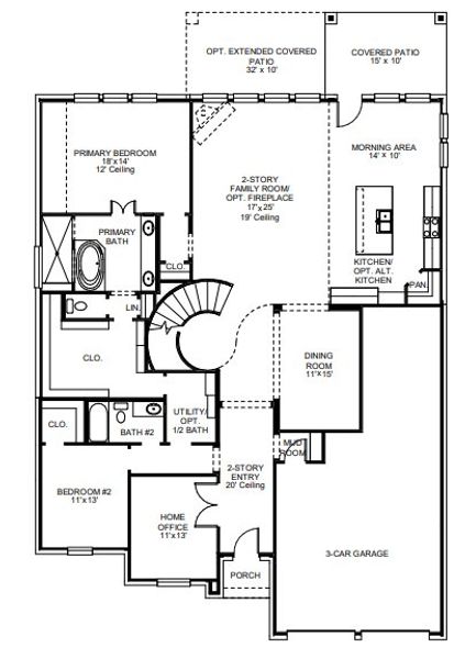 Image 59 representing the 3399W by Perry Homes in Palmera Ridge 60', Leander, TX. Image 59 representing the 3399W by Perry Homes in Palmera Ridge 60', Leander, TX.