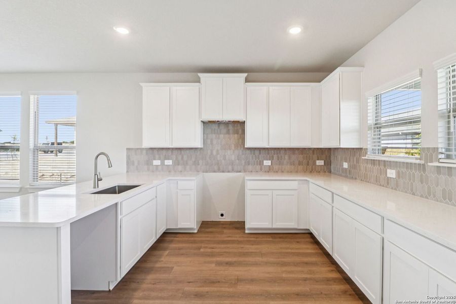 Furnished interior view inside a new home in Legendary Trails - Premier Series, Cibolo (Image 8).