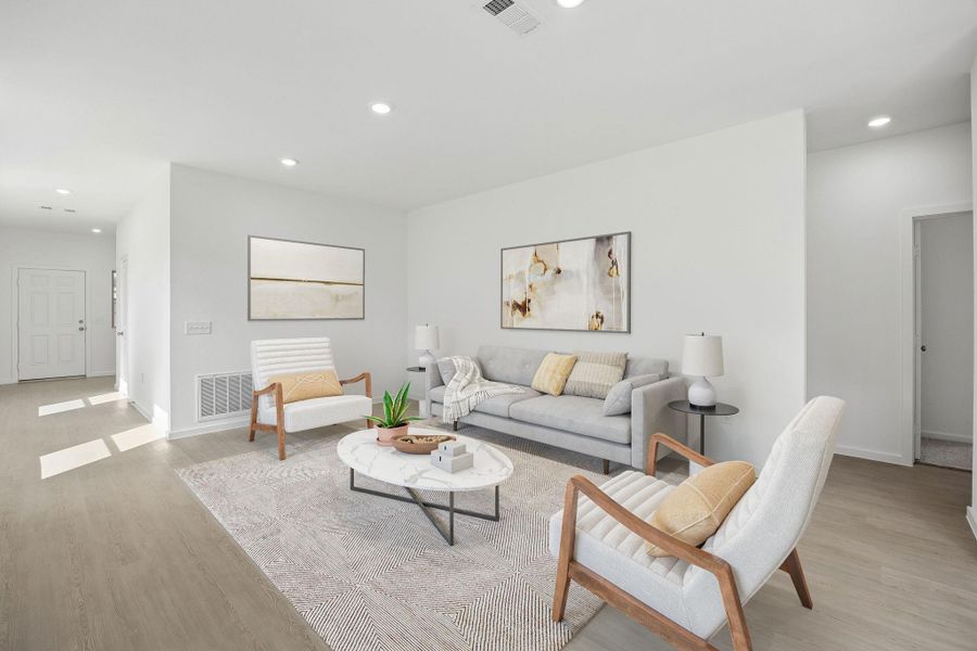 Furnished interior view inside a new home in Crosby Farms, Crosby (Image 14).