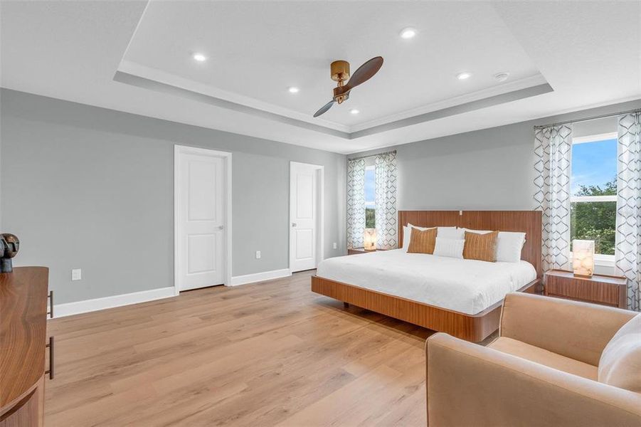 Furnished interior view inside a new home in Bella Terra, Clermont (Image 12).