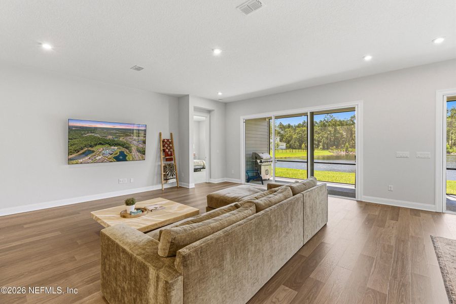 Furnished interior view inside a new home in RiverTown, St. Johns (Image 10).