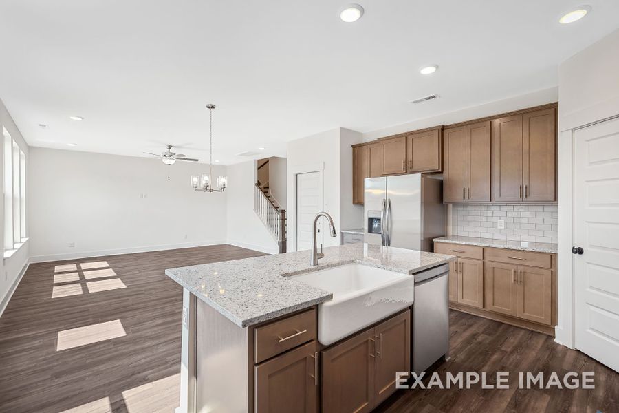 Representative furnished interior of a home built from the The Logan A by Davidson Homes LLC in Calista Farms, White House (Image 9).