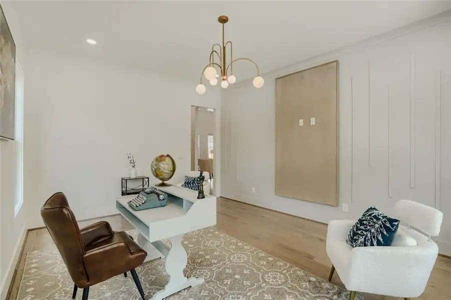 Furnished interior view inside a new home in , Grayson (Image 7).
