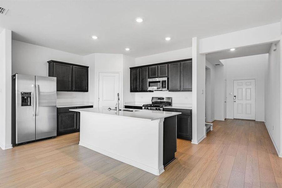 Furnished interior view inside a new home in River Ridge, Crandall (Image 8). Furnished interior view inside a new home in River Ridge, Crandall (Image 8).